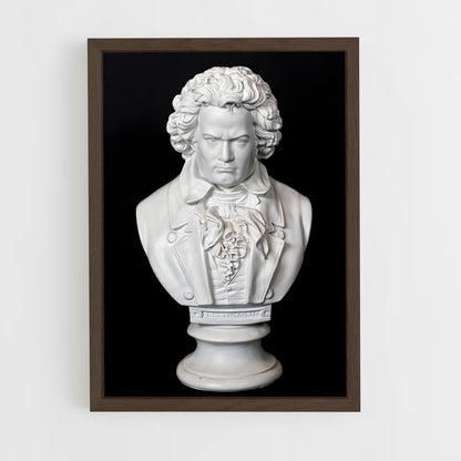 ap-ludwig van beethoven-5 cadre Bois foncé