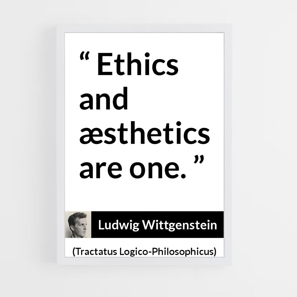 ap-ludwig wittgenstein-4 cadre Blanc