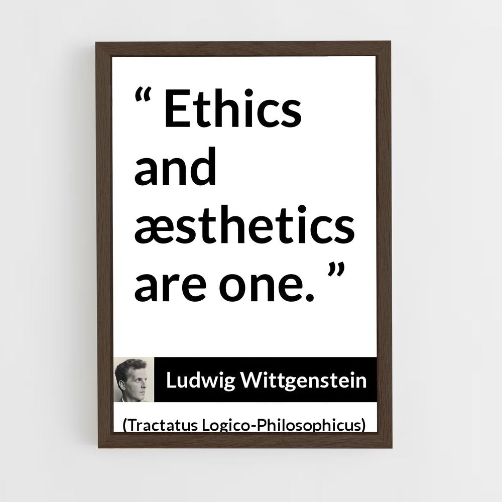 ap-ludwig wittgenstein-4 cadre Bois foncé