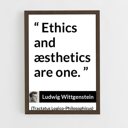 ap-ludwig wittgenstein-4 cadre Bois foncé