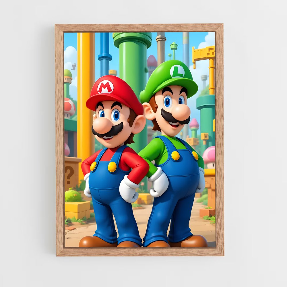 ap-luigi-1 cadre Bois clair