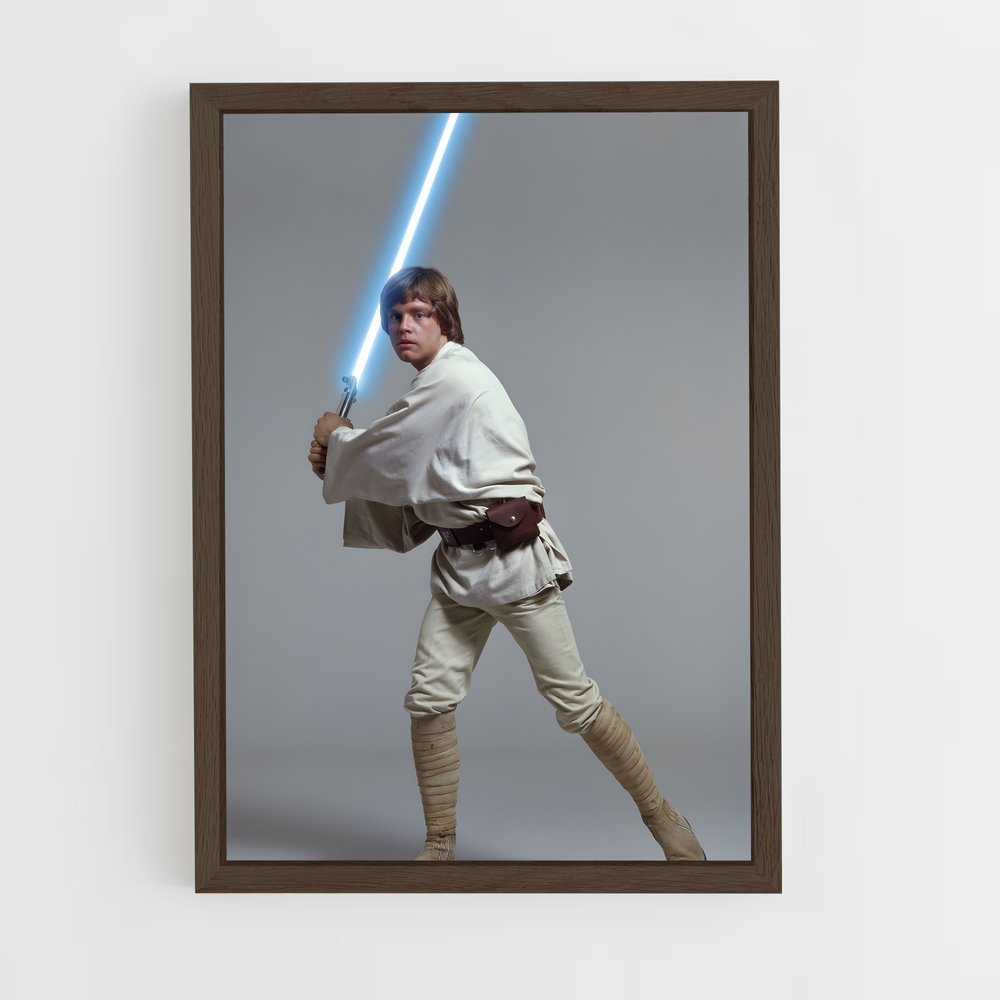 ap-luke skywalker-2 cadre Bois foncé
