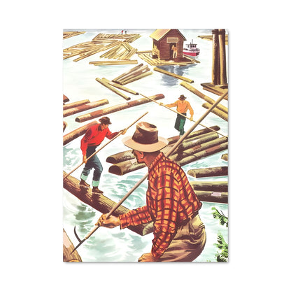 Poster Pêche en Famille