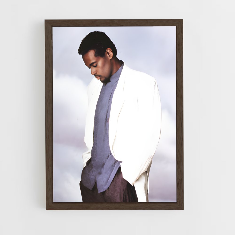 ap-luther vandross-3 cadre Bois foncé