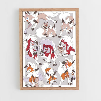 ap-lycanroc-3 cadre Bois clair