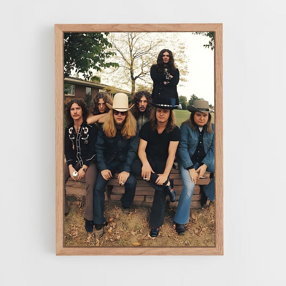 ap-lynyrd skynyrd-1 cadre Bois clair