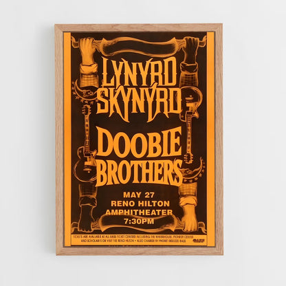 ap-lynyrd skynyrd-7 cadre Bois clair
