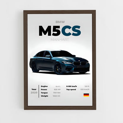 ap-m5 cs-3 cadre Bois foncé