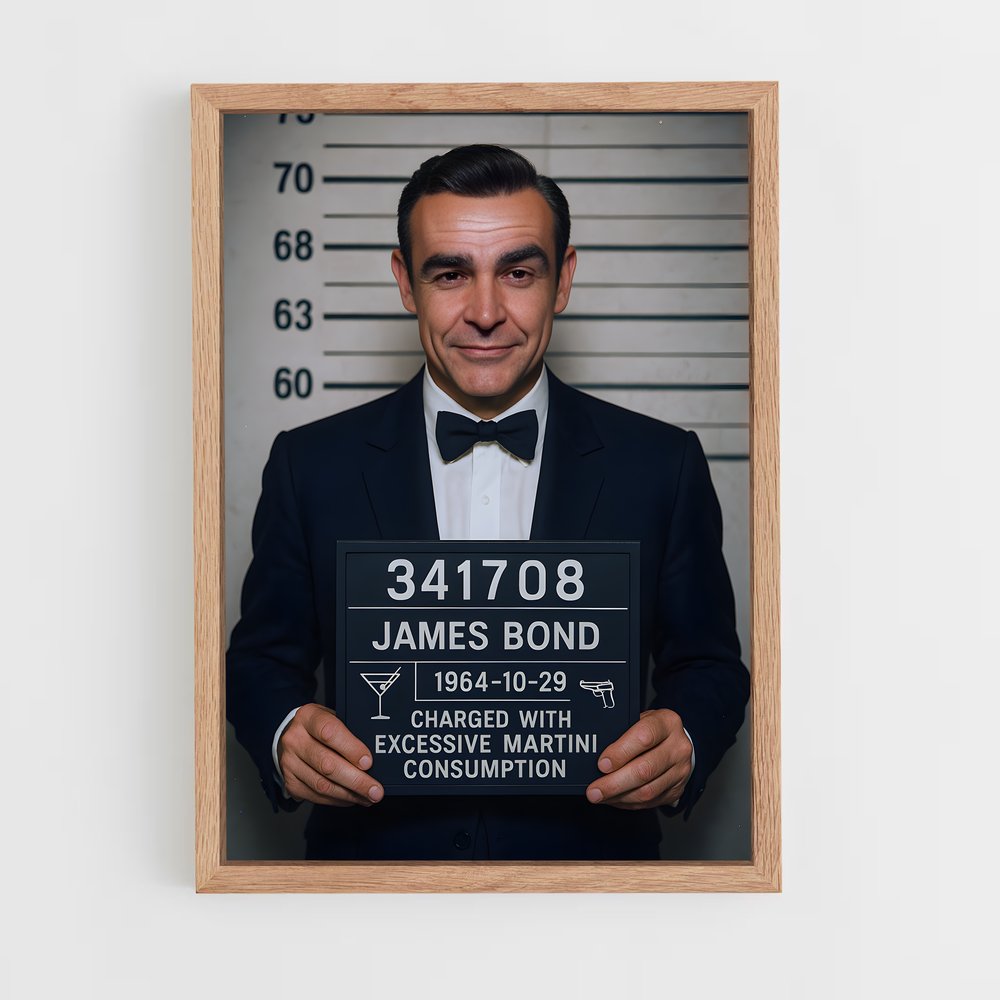 ap-m james bond-5 cadre Bois clair