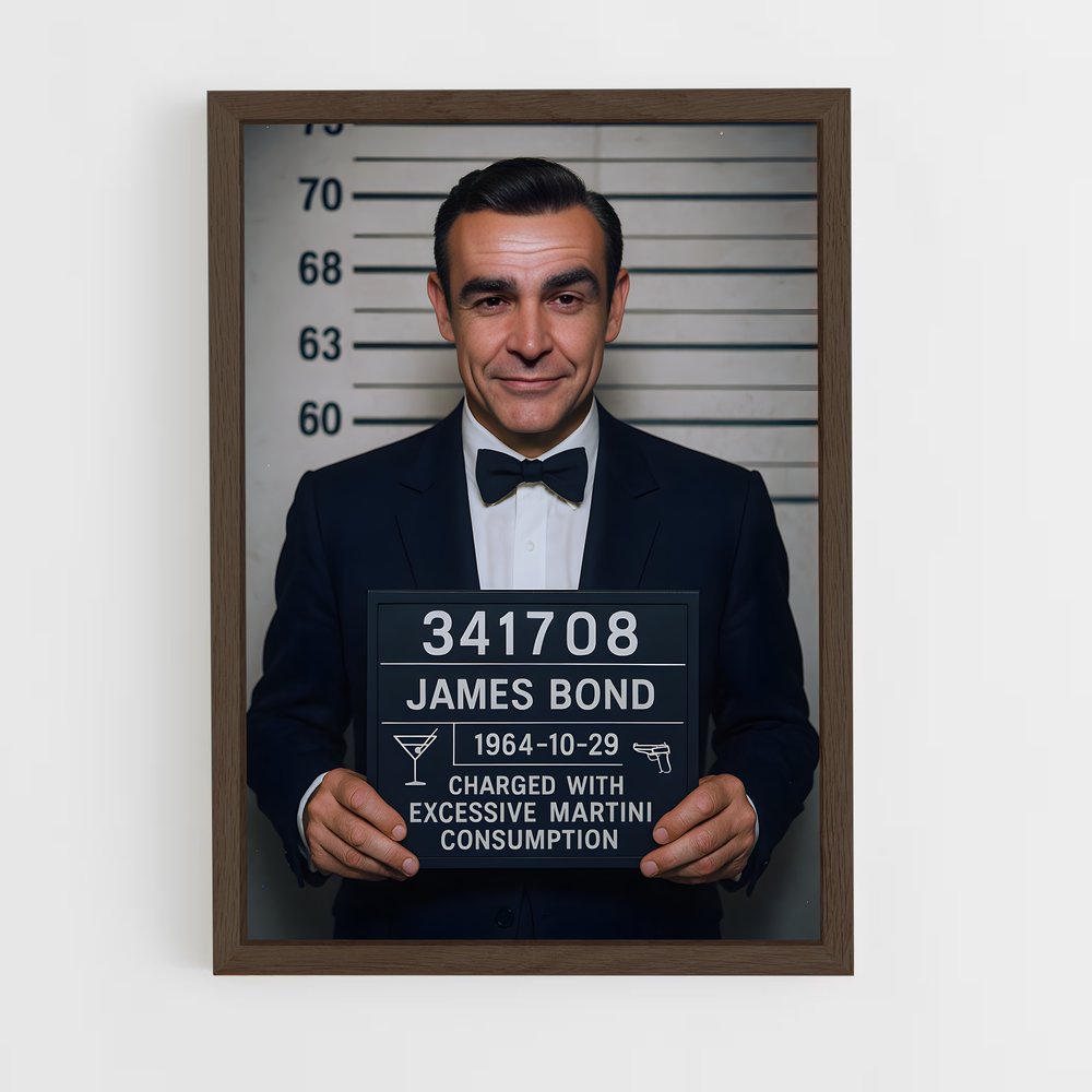 ap-m james bond-5 cadre Bois foncé