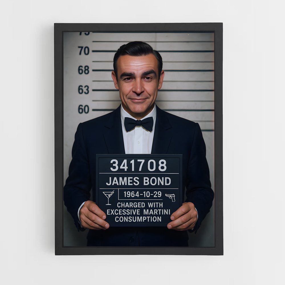 ap-m james bond-5 cadre Noir