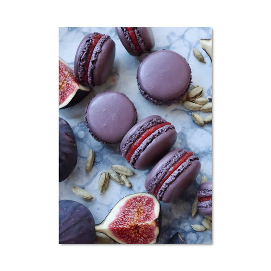 Poster Macarons et Figue