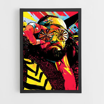 ap-macho man randy savage-3 cadre Noir