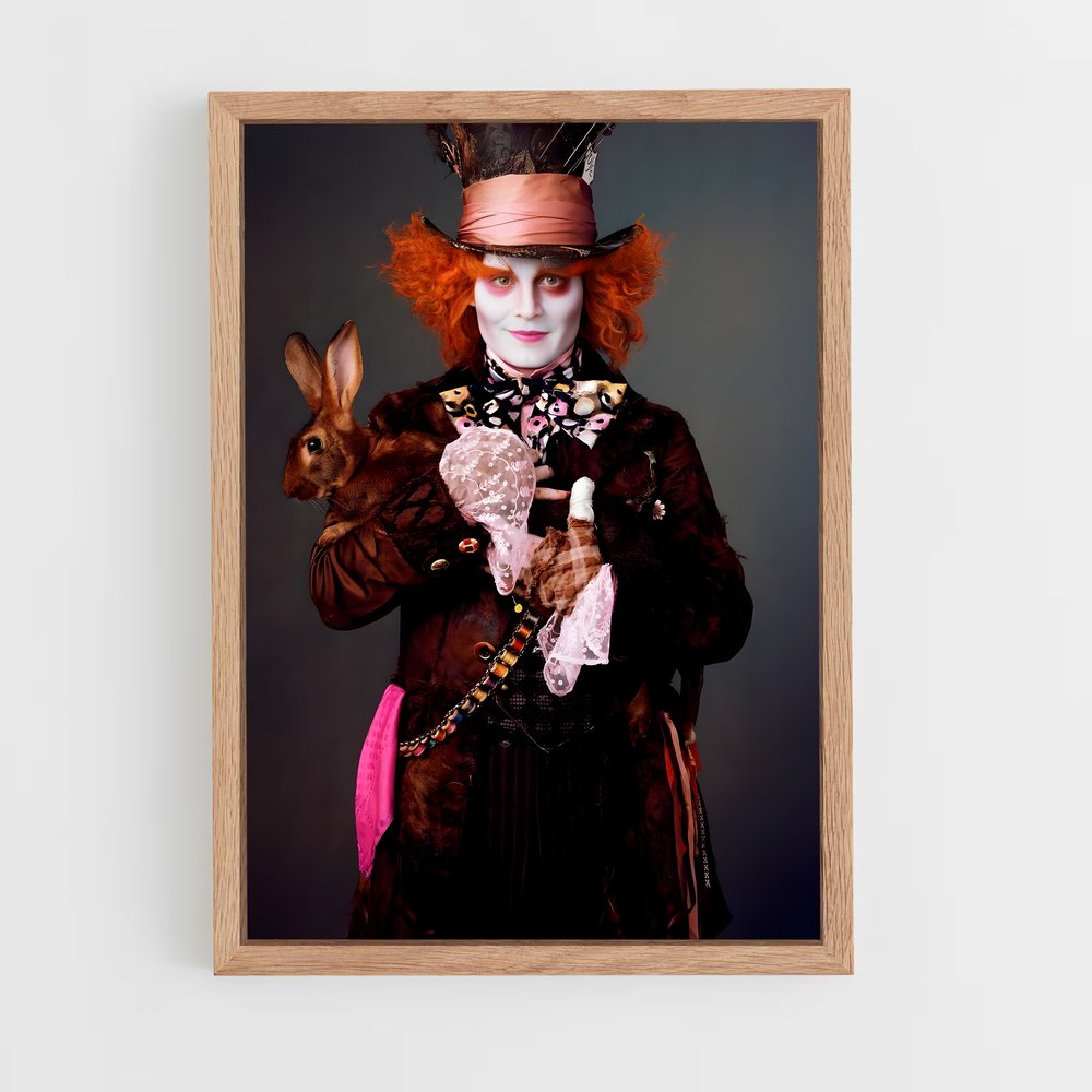 ap-mad hatter-1 cadre Bois clair