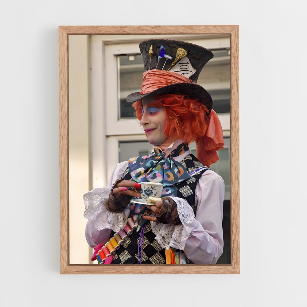 ap-mad hatter-8 cadre Bois clair