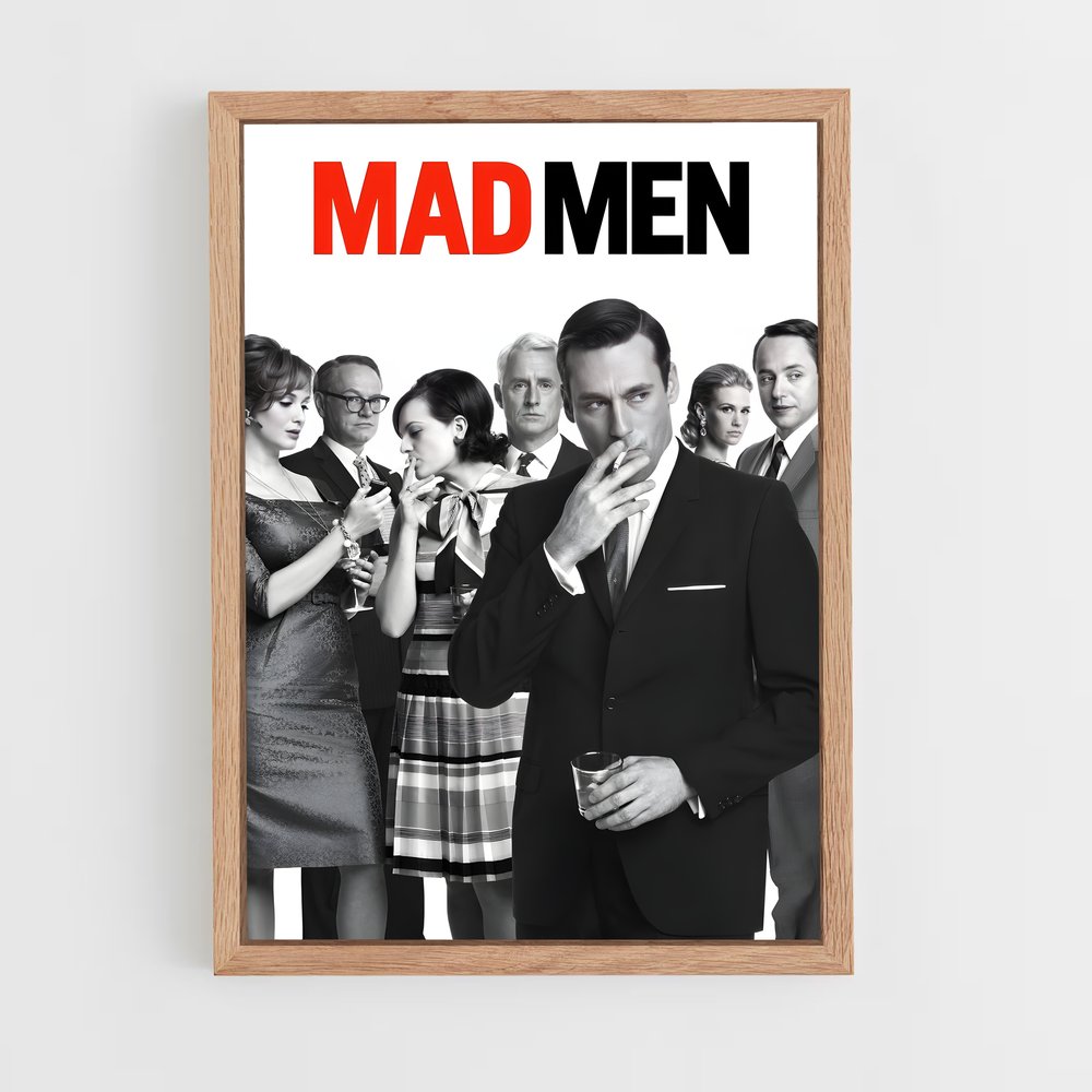 ap-mad men-1 cadre Bois clair