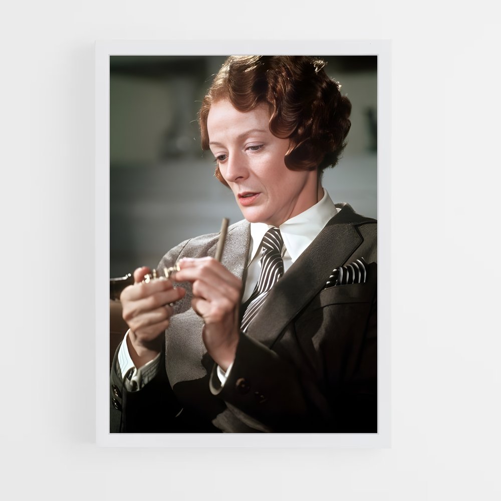 ap-maggie smith-3 cadre Blanc