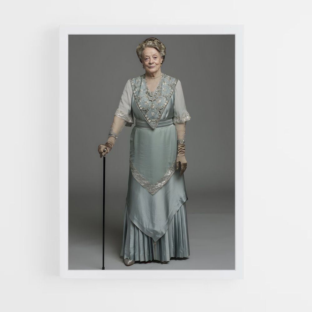 ap-maggie smith-4 cadre Blanc