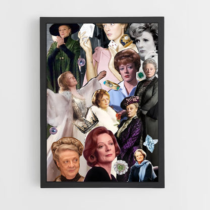 ap-maggie smith-5 cadre Noir