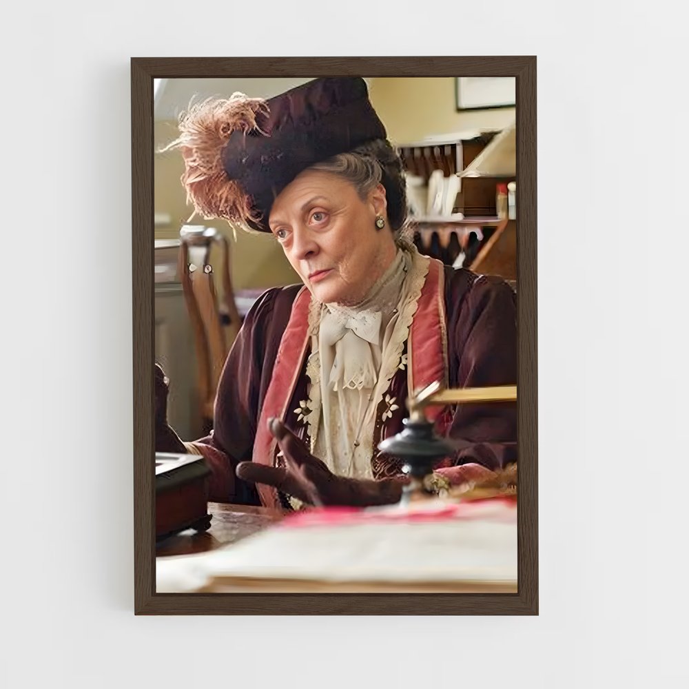 ap-maggie smith-6 cadre Bois foncé
