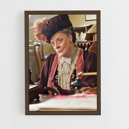 ap-maggie smith-6 cadre Bois foncé