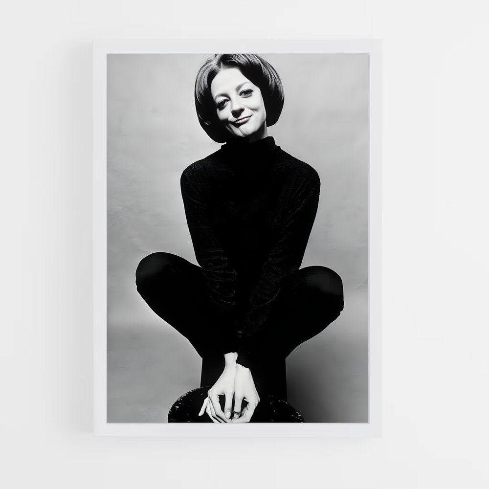 ap-maggie smith-7 cadre Blanc