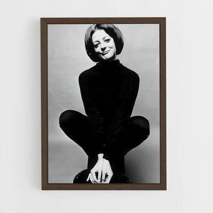 ap-maggie smith-7 cadre Bois foncé
