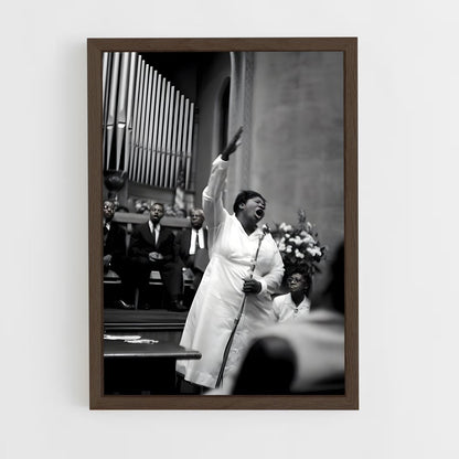 ap-mahalia jackson-1 cadre Bois foncé