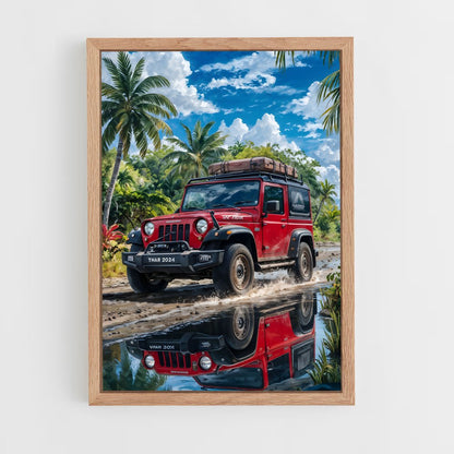 ap-mahindra-2 cadre Bois clair