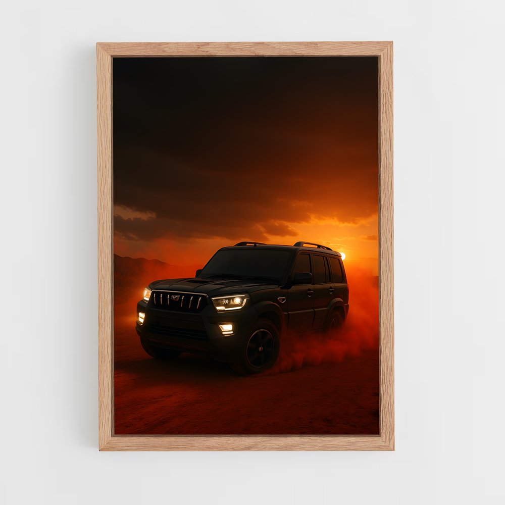 ap-mahindra-3 cadre Bois clair