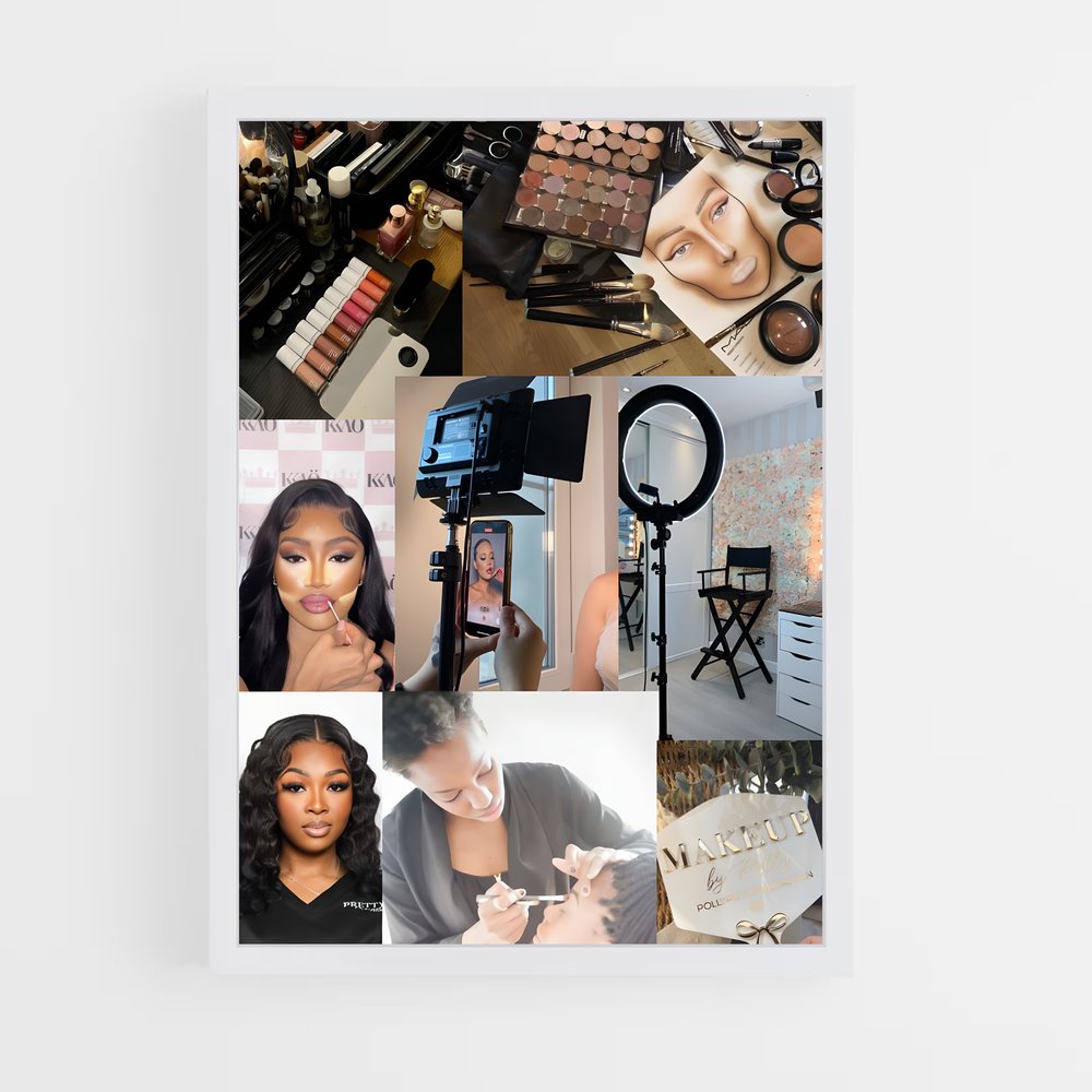ap-makeup artist-4 cadre Blanc
