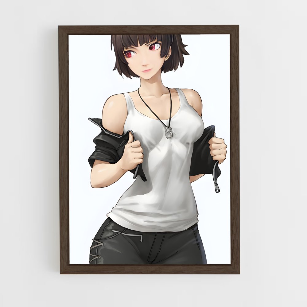 ap-makoto niijima-1 cadre Bois foncé