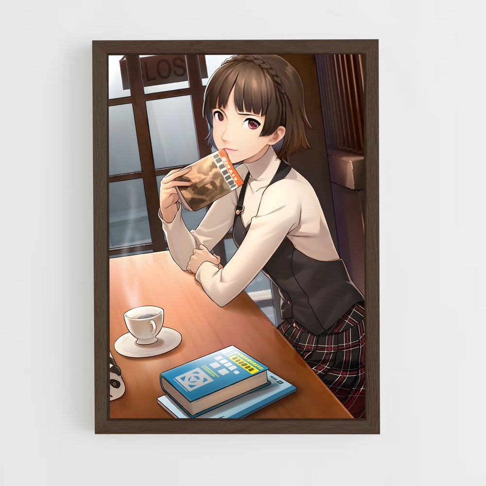 ap-makoto niijima-5 cadre Bois foncé