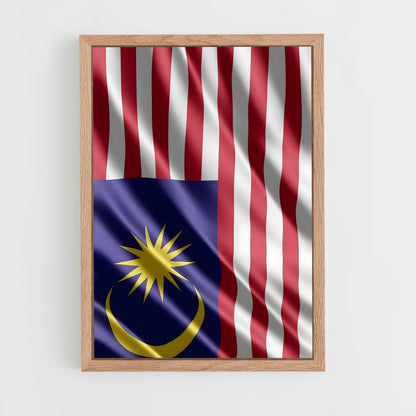 ap-malaysia flag-3 cadre Bois clair