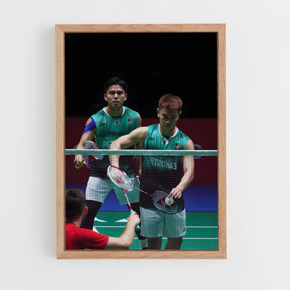ap-malaysia national badminton team-3 cadre Bois clair