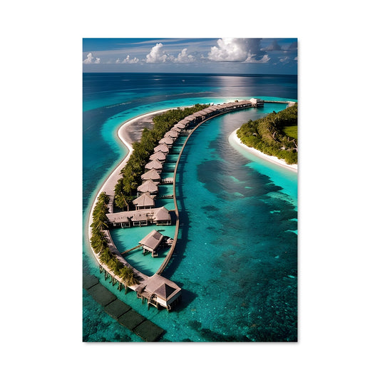 Poster Villas des Maldives