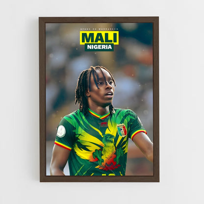 ap-mali national football team-1 cadre Bois foncé