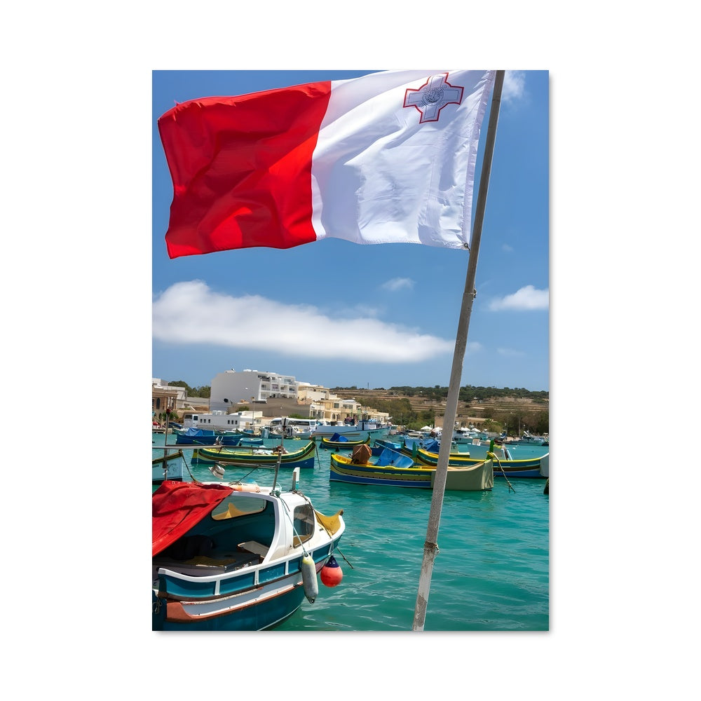 Poster Drapeau de Malte