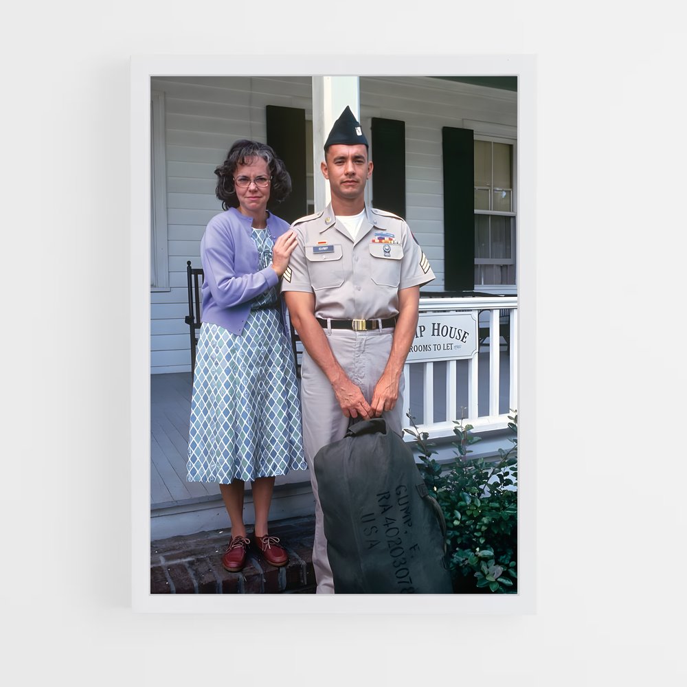 ap-mama gump-1 cadre Blanc