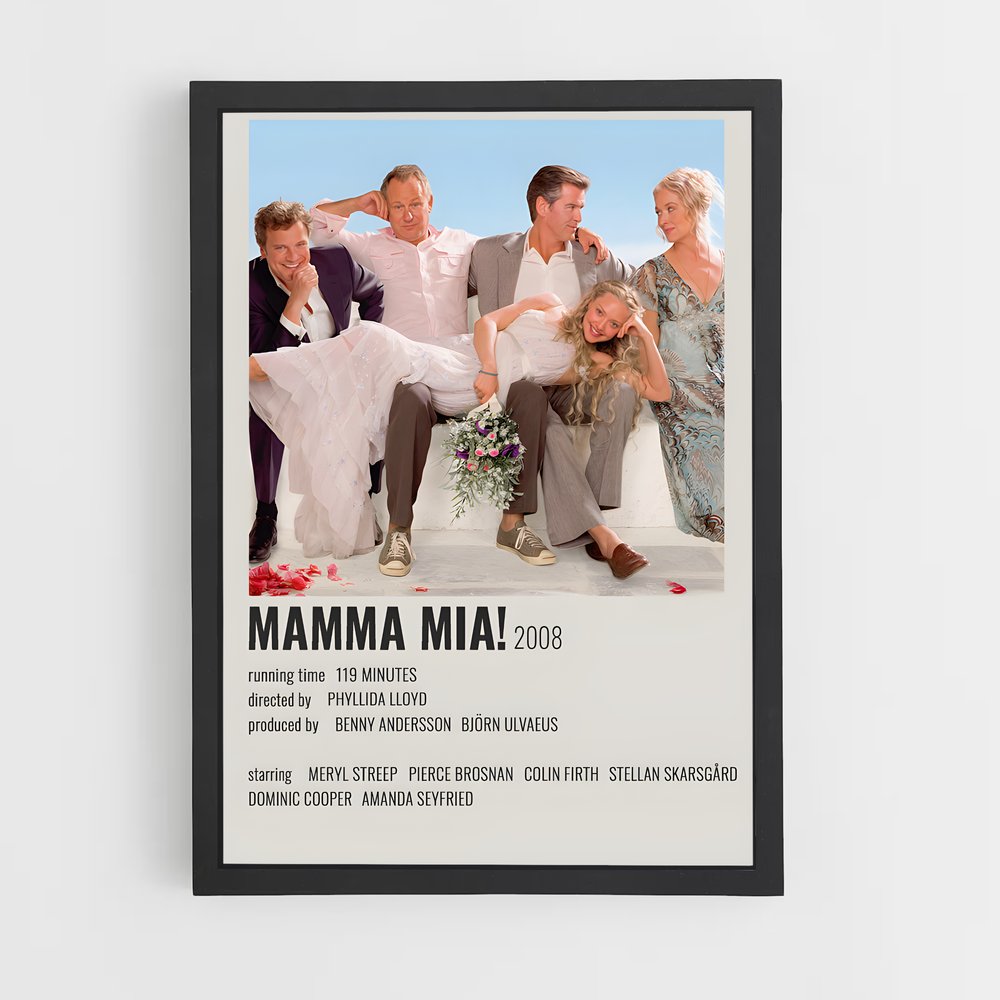 ap-mamma mia-4 cadre Noir