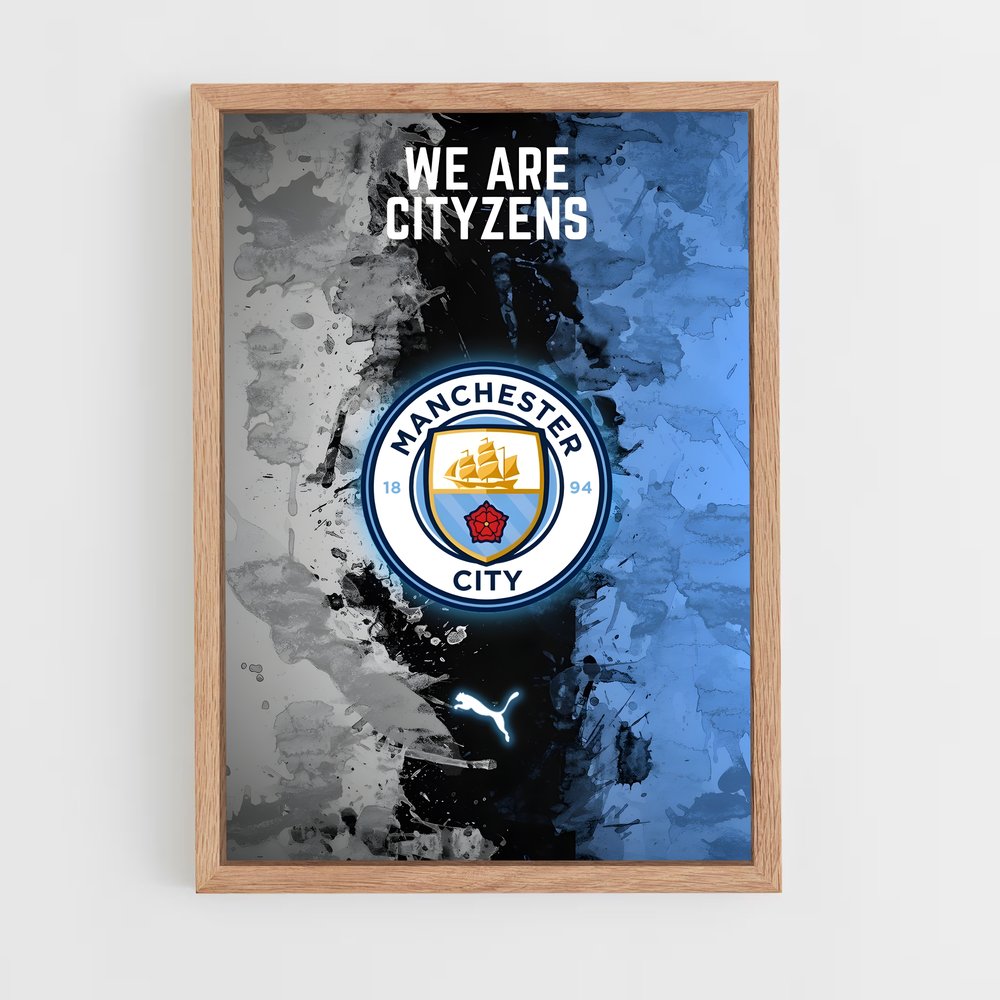 ap-manchester city fc-1 cadre Bois clair
