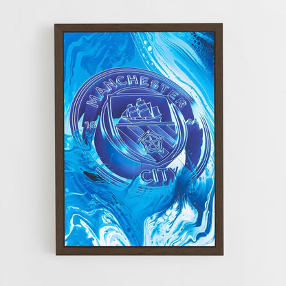 ap-manchester city fc-3 cadre Bois foncé
