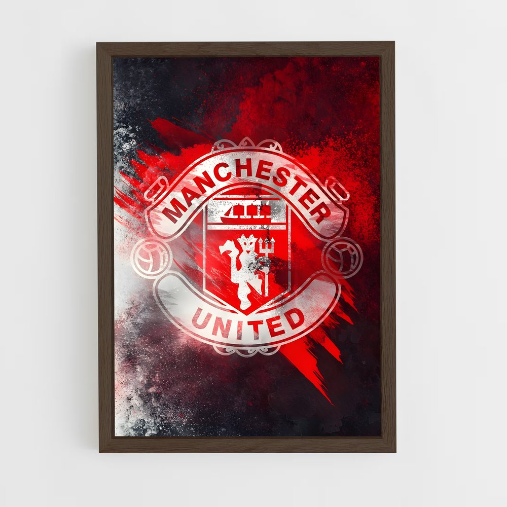 ap-manchester united fc-3 cadre Bois foncé