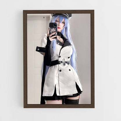 ap-manga cosplay-3 cadre Bois foncé