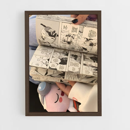 ap-manga reader-5 cadre Bois foncé