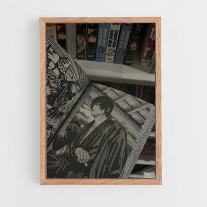 ap-manga reader-6 cadre Bois clair