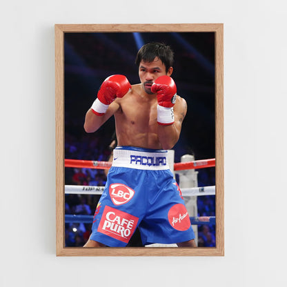 ap-manny pacquiao-7 cadre Bois clair