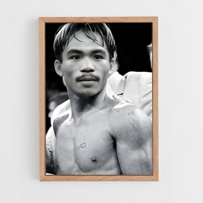 ap-manny pacquiao-8 cadre Bois clair
