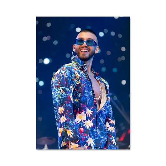 Poster Star en Bleu