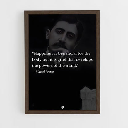 ap-marcel proust-7 cadre Bois foncé